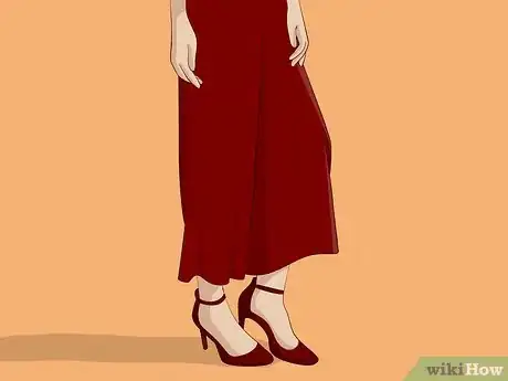 Image titled Wear a Burgundy Dress Step 1