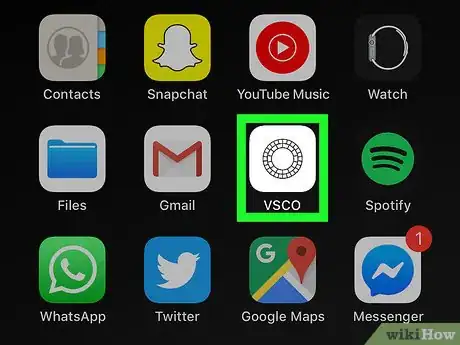 Image titled Find Friends on VSCO on iPhone or iPad Step 1