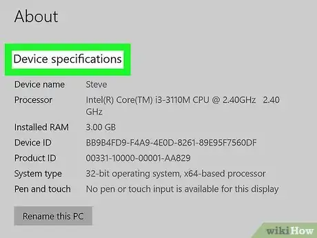 Image titled Check Computer Specifications Step 5