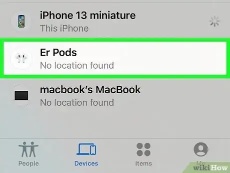 Image titled Find Airpods when Dead Step 8