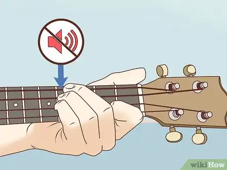 Image titled Play an E Chord on the Ukulele Step 4