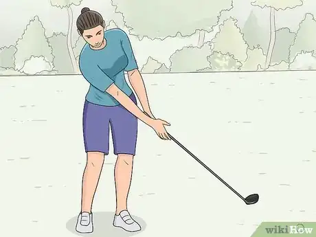 Image titled Hit Golf Irons Step 5