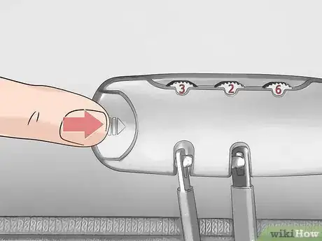 Image titled Open a Locked Suitcase Without the Combination Step 1