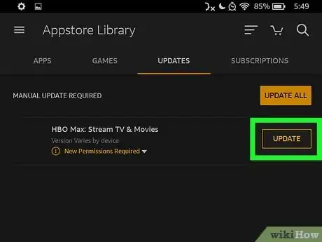 Image titled Update Apps on the Kindle Fire Step 4