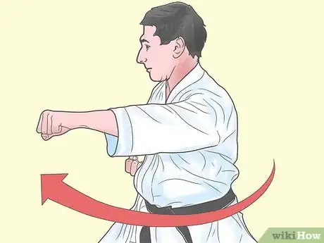 Image titled Do a Karate Punch in Shotokan Step 11