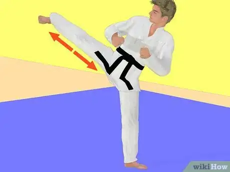 Image titled Do A Side Kick Step 11