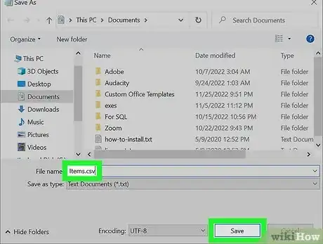 Image titled Create a CSV File Step 12