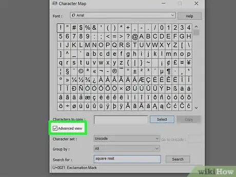 Image titled Type Square Root on PC or Mac Step 17