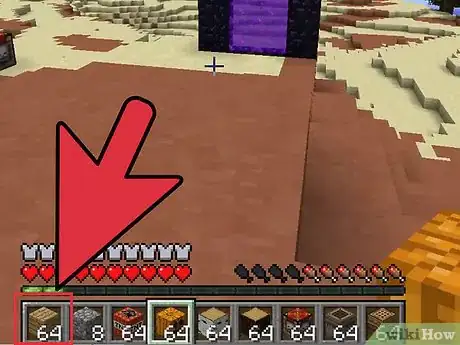 Image titled Place Blocks in Minecraft Step 1