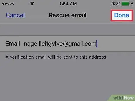 Image titled Add a Rescue Email Address for an Apple ID on an iPhone Step 9