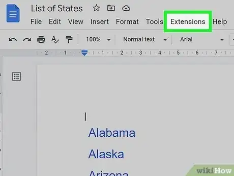 Image titled Alphabetize in Google Docs Step 5