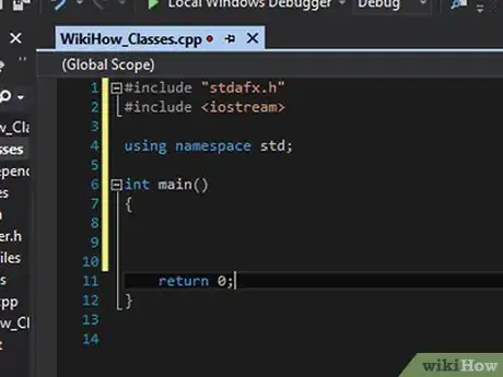 Image titled Create a C++ Class Step 2