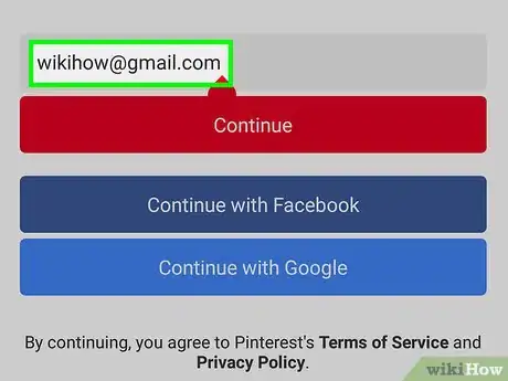 Image titled Sign Up for Pinterest Step 3