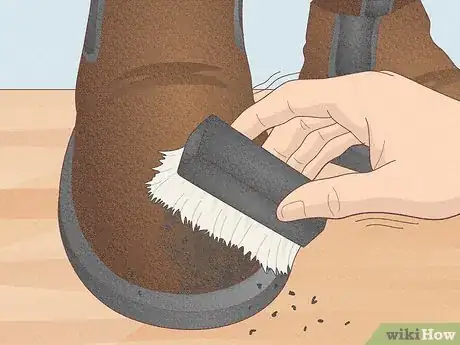 Image titled Clean Suede Step 1