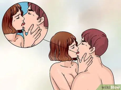 Image titled Turn a Guy on While Making Out Step 3