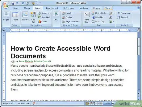 Image titled Create Accessible Word Documents Step 8