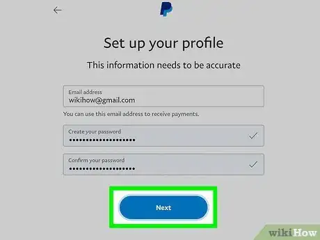 Image titled Set Up a PayPal Account Step 6