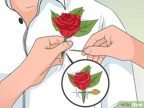 Image titled Pin on a Boutonniere Step 12