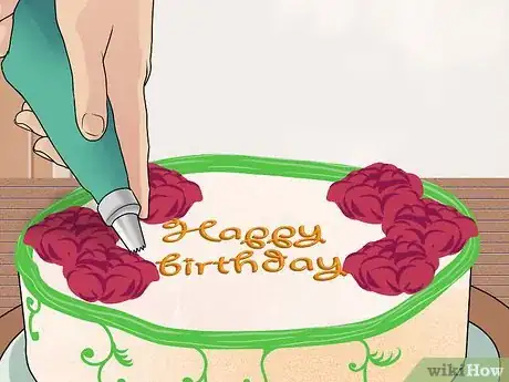 Image titled Decorate Birthday Cakes Step 14