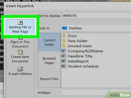 Image titled Insert a Hyperlink in Microsoft Word Step 4