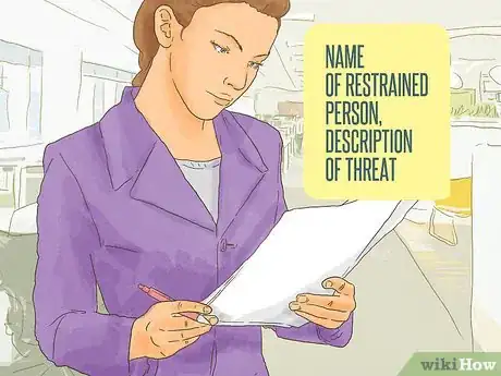 Image titled Get a Restraining Order in California Step 3