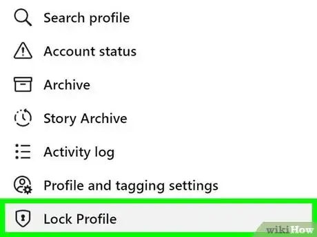 Image titled Lock Facebook Profile Step 7
