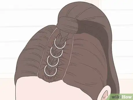 Image titled Put Hair Rings in Your Hair Step 6