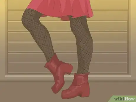 Image titled Wear Tights with a Skirt Step 5