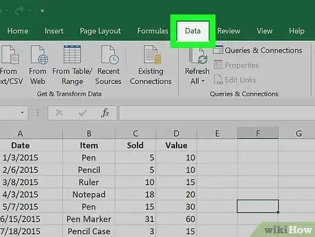 Image titled Import Web Data Into Excel on PC or Mac Step 3