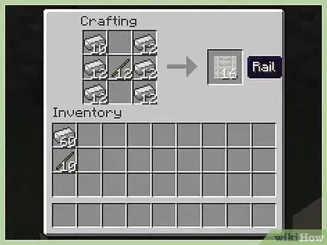 Image titled Make a Minecart in Minecraft Step 11