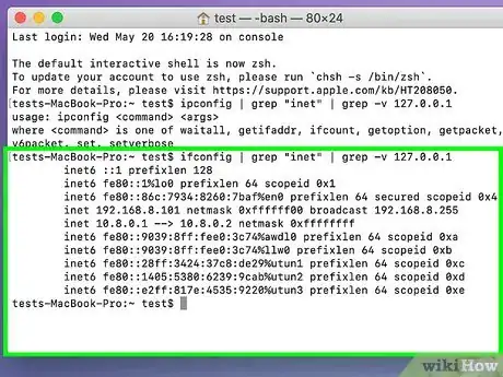 Image titled Find Your IP Address on a Mac Step 12