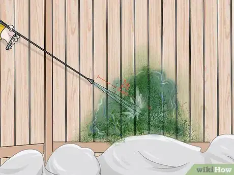 Image titled Remove Mildew and Algae from a Wooden Fence Step 4