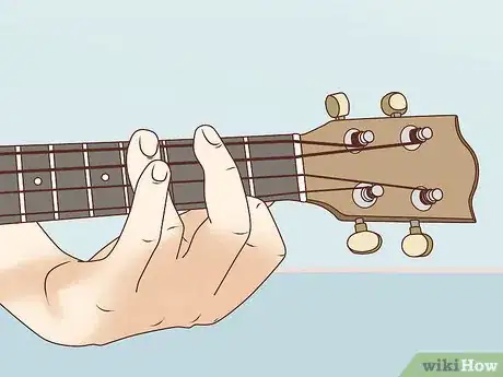 Image titled Play an E Chord on the Ukulele Step 2