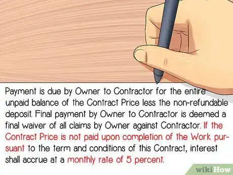 Image titled Write a Construction Contract Step 4