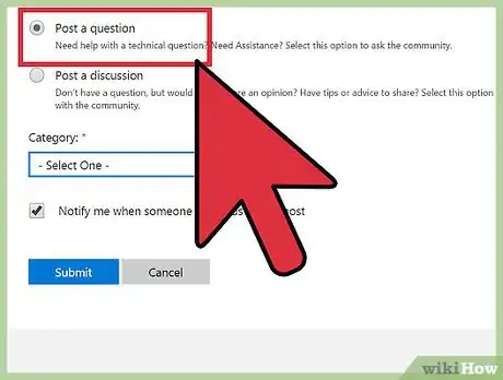 Image titled Ask a New Question on Microsoft Answers Step 8