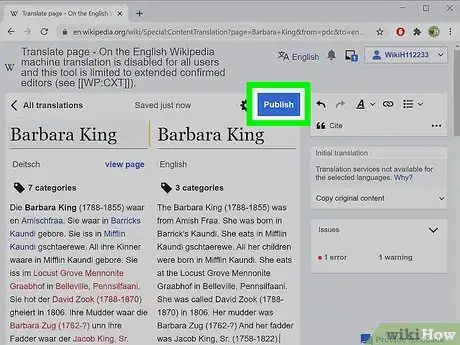 Image titled Translate a Wikipedia Article Step 7