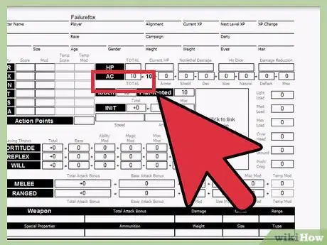 Image titled Fill Out a Character Sheet for Dungeons and Dragons 3.5 Step 5