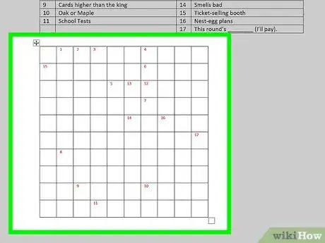 Image titled Make a Crossword Puzzle in Microsoft Word Step 8