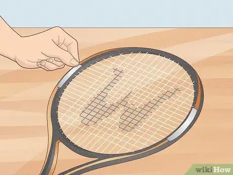 Image titled Add Lead Tape to a Tennis Racquet Step 1