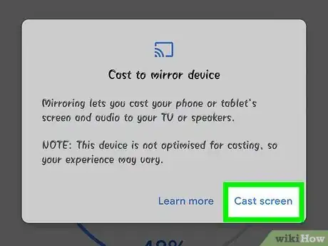 Image titled Mirror to a TV on Android Step 4