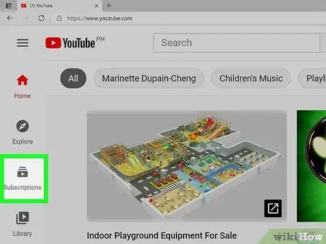 Image titled View Your Subscriptions on YouTube Step 6