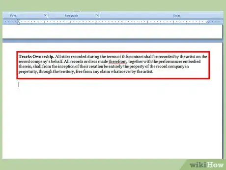 Image titled Draft a Recording Contract Step 14