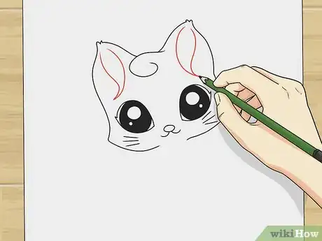 Image titled Draw a Cute Cartoon Cat Step 3