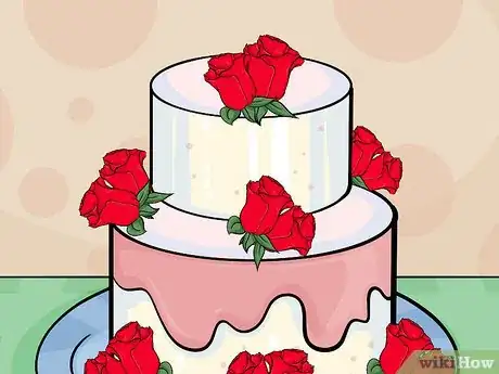 Image titled Add Fresh Flowers to a Cake Step 11