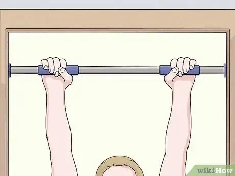 Image titled Stretch Your Lower Back with a Pull Up Bar Step 2