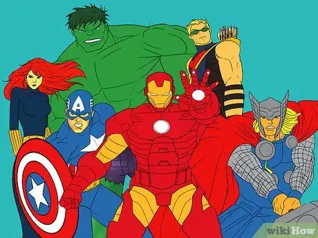 Image titled Draw the Avengers Step 19