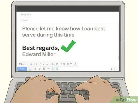 Image titled End a Formal Email Step 9