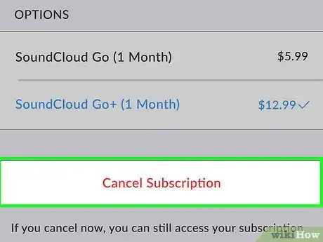 Image titled Cancel Soundcloud Go Step 15