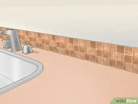 Image titled End Backsplash on Open Wall Step 1