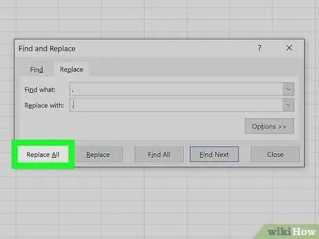 Image titled Change a Comma to Dot in Excel Step 5